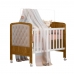 Berço Minicama Allegra Capitone II com Colchão Tigus Baby