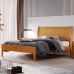 Cama Casal Lisa 140cm Classic Amêndoa Mel Josandro