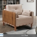 Poltrona Texas Com Capa Couro - Luxo Decor