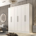 Guarda Roupa Casal 6 Portas 4 Gavetas Belem S/Esp e S/Pes Valverde Moveis