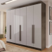 Guarda Roupa Casal Uberaba 6 Portas 4 Gavetas 100% MDF Valverde Moveis