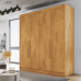 Guarda Roupa Solteiro Nantes 4 Portas 3 Gavetas 100% MDF Moveis Europa