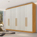 Guarda Roupa Oxford 6 Portas 6 Gavetas 100% Mdf Mademarcs 