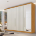 Guarda Roupa Oxford 6 Portas 4 Gavetas 100% Mdf Com Espelho Mademarcs 