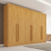 Guarda Roupa Valencia 6 Postas 6 Gavetas 100% Mdf - Mademarcs