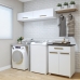 Lavanderia Modulada 2 Armários Aéreo e Balcão Magé - Kaiki Móveis
