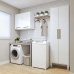 Lavanderia Modulada São Gonçalo 1 Armário Multiuso e Armário Aéreo - Kaiki Móveis