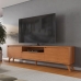 Rack para TV at&eacute; 75 Polegadas MDF 237cm P&eacute;s em Madeira Maci&ccedil;a Laqueado Piazza New - Mavaular