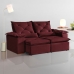SOFA RETRATIL E RECLINAVEL ATENAS 196CM 2 LUGARES KC REI DE CASA SUEDE