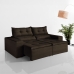 SOFA RETRATIL E RECLINAVEL MONACO 196CM 3 LUGARES KC REI DE CASA VELUDO