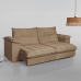 SOFA RETRATIL E RECLINAVEL ROMA 230CM 3 LUGAR KC REI DE CASA VELUDO