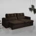 SOFA RETRATIL E RECLINAVEL TORONTO 250CM 4 LUGAR KC REI DE CASA VELUDO