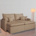 SOFA RETRATIL BOSTON 220CM 3 LUGARES KC REI DE CASA VELUDO