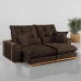 SOFA RETRATIL E RECLINAVEL MILANO 250CM 4 LUGARES KC REI DE CASA VELUDO