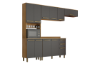 Cozinha Compacta 4 Peças 11 Portas Alpes Valdemoveis