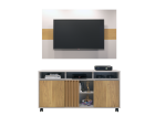 Rack Com Painel para TVs ate 50 Polegadas Viena Valdemoveis