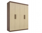 Guarda Roupa 4 Portas 3 Gavetas sem pés Colibri Plus - D Doro