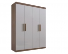 Guarda Roupa 4 Portas 3 Gavetas sem pés Colibri Plus - D Doro