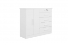 Cômoda New Athos 5 Gavetas Com Sapateira D Doro