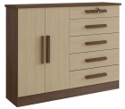 Cômoda New Athos 5 Gavetas Com Sapateira D Doro