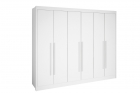Guarda Roupa Casal 6 Portas 7 Gavetas com pés Athos - D Doro
