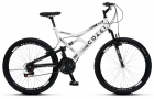 Bicicleta GPS 148 Dupla Suspensão e Freios V-Brake, Aro 26 Aero, 36 Raias, 21 Marchas Colli