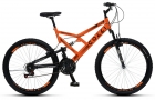 Bicicleta GPS 148 Dupla Suspensão e Freios V-Brake, Aro 26 Aero, 36 Raias, 21 Marchas Colli