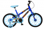Bicicleta Dinos Spinossauro Aventuras, Aro 16, quadro 12", Com Freios V-Brake, Com Rodas de Apoio e Capa Corrente