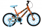 Bicicleta Dinos Spinossauro Aventuras, Aro 16, quadro 12", Com Freios V-Brake, Com Rodas de Apoio e Capa Corrente