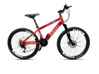 Bicicleta Colli Mônaco Aro 26 Disco 21 V Rapid Fire Cor Vermelho Tamanho do quadro 13,5