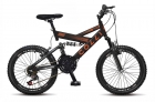 Bicicleta Gps Aro 20 Dupla Suspensão 21 Marchas Colli