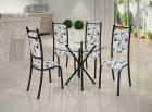 Conjunto Verona 04 Cadeiras com Base Sergipe BM Tubulares