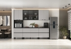 Cozinha Completa Itatiaia Lumina aéreo 2 Portas 270cm em Madeira MDF