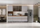 Cozinha Completa Itatiaia Lumina aéreo 2 Portas 270cm em Madeira MDF
