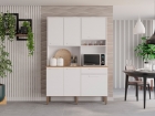 Armário Cozinha New Siena 5 Portas Abrir 1 Porta Basculate 1 Gaveta Salleto