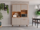 Armário Cozinha New Siena 5 Portas Abrir 1 Porta Basculate 1 Gaveta Salleto