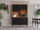 Armário Cozinha New Siena 5 Portas Abrir 1 Porta Basculate 1 Gaveta Salleto
