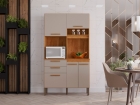 Armário De Cozinha 5 Portas 2 Gavetas Dubai Salleto