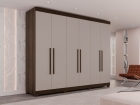 Guarda-roupa Casal 6 Portas 6 Gavetas Órion Premium Salleto
