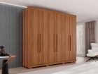 Guarda-Roupa Casal Itália 6 portas 100% MDF Salleto