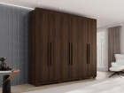 Guarda-Roupa Casal Itália 6 portas 100% MDF Salleto