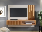 Painel Malaga Ripado C/LED Cascata Para TV até 55 Polegadas Mavaular
