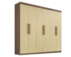 Guarda Roupa Casal 6 Portas sem p&eacute;s Leblon D Doro