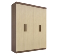 Guarda Roupa 4 Portas 3 Gavetas sem pés Colibri Plus - D Doro