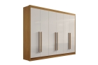 Guarda Roupa Casal 6 Portas 7 Gavetas com pés Athos - D Doro