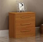 Mesa de Cabeceira 3 Gavetas Rubi