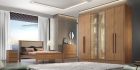 Guarda Roupa Rizon Glass 6 Portas 8 Gavetas 2 Portas Reflequita Novo Horizonte