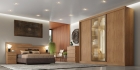 Guarda Roupa Casal Diamond Glass 3 Portas 4 Gavetas 1Porta Reflequita Novo Horizonte