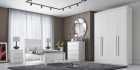 Guarda Roupa Casal Moderni New 4 Portas 3 Gavetas Novo Horizonte
