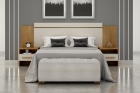 Cabeceira Cama Box Casal Royal Com 2 Mesa de Cabeceira Novo Horizonte